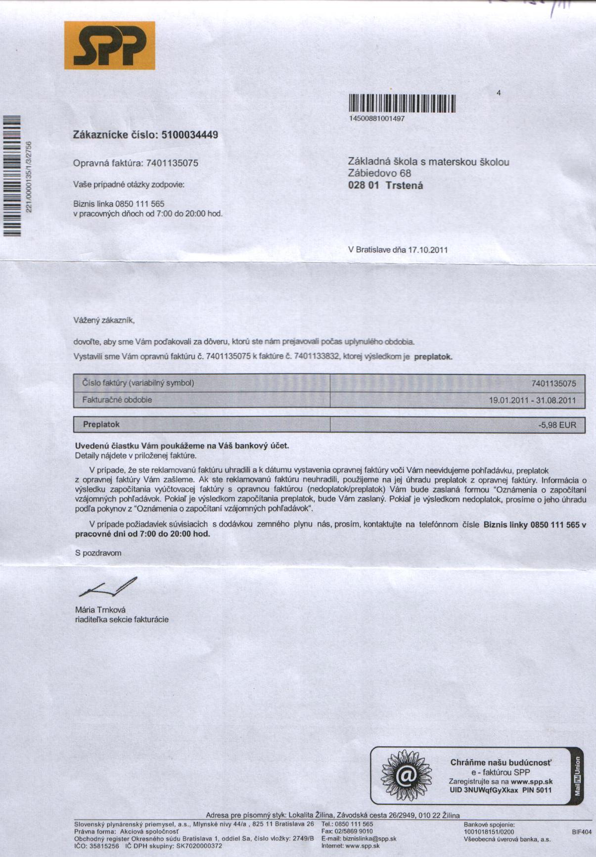Fa č.135 opravy vyúčtovania plynu-1.str..jpg