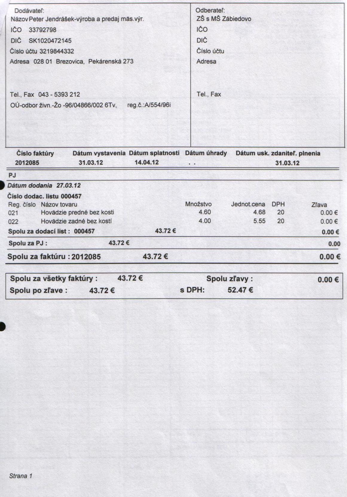 J-Fa č.19b-mäso