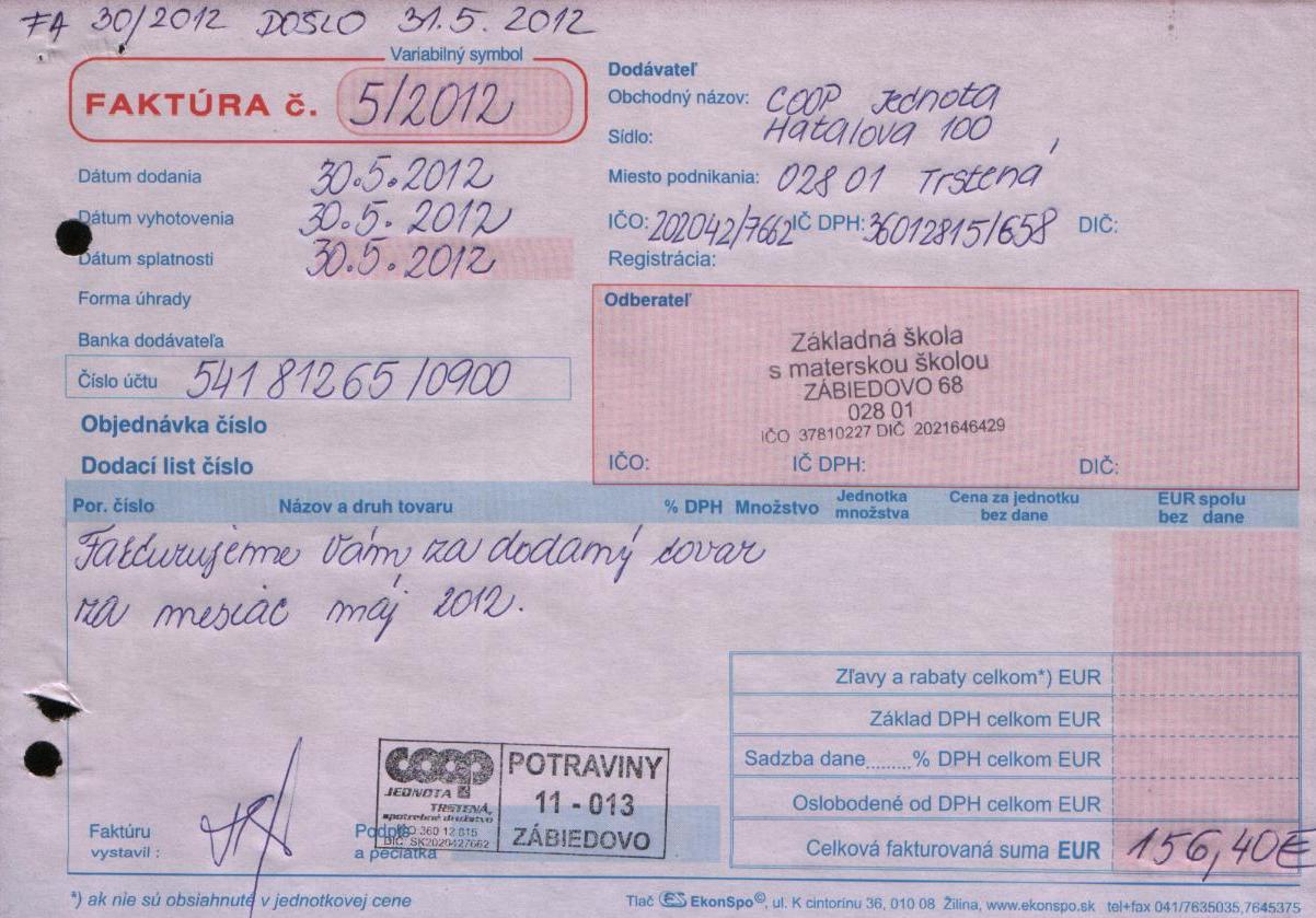 J-Fa č.30-potraviny